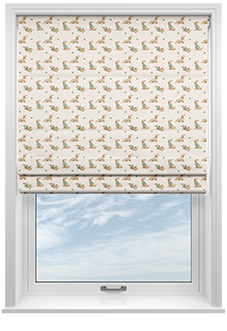 Dasching About, Fetch Biscuit - Twist&Fit Roman Blind